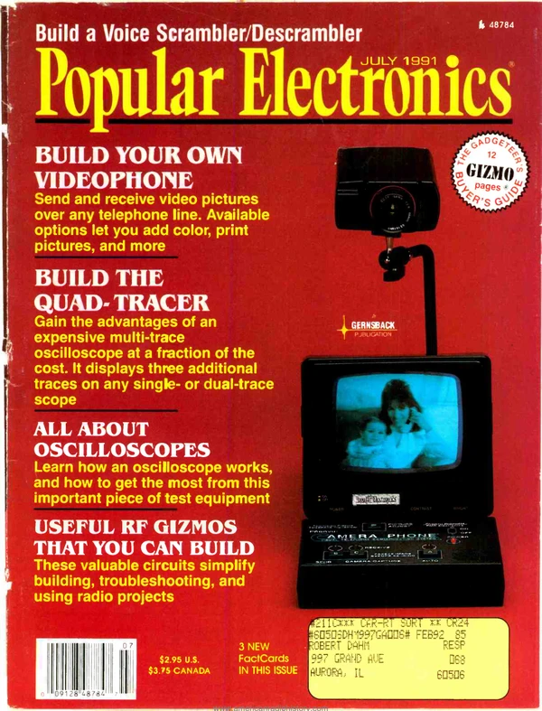 Popular Electronics - July 1991 Cover